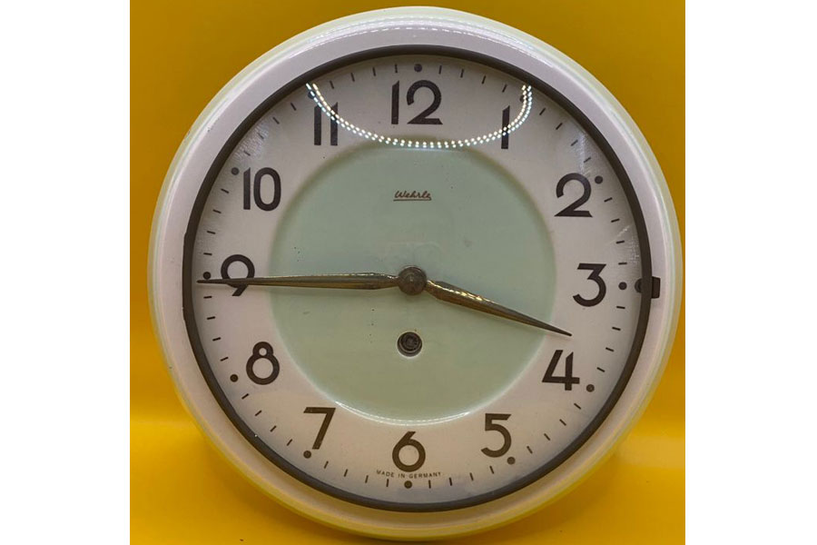 Wehrle Porcelain Wall Clock