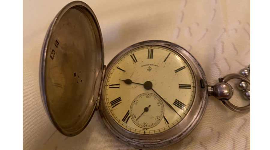 Rotherhams Silver Pocket Watch