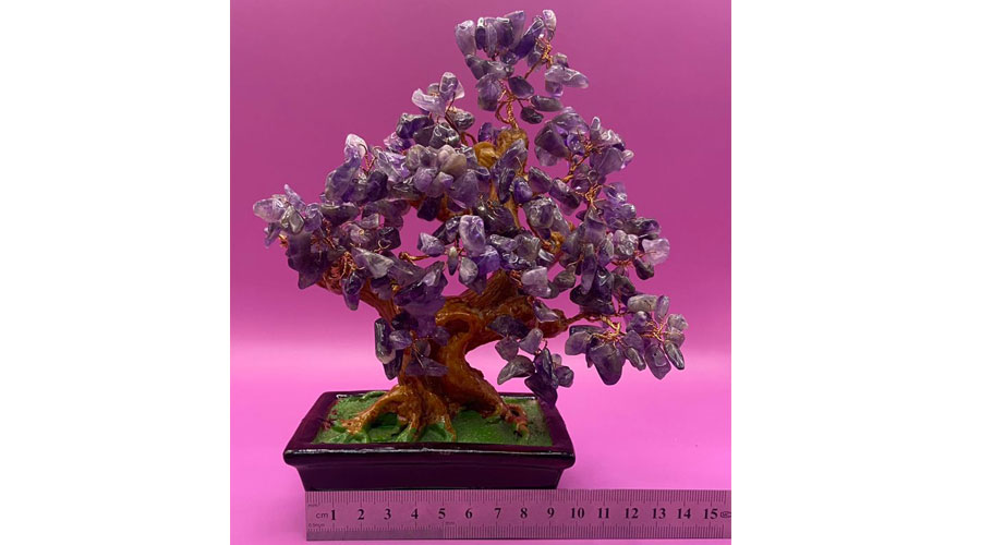 Purple Amethyst Crystal Tree