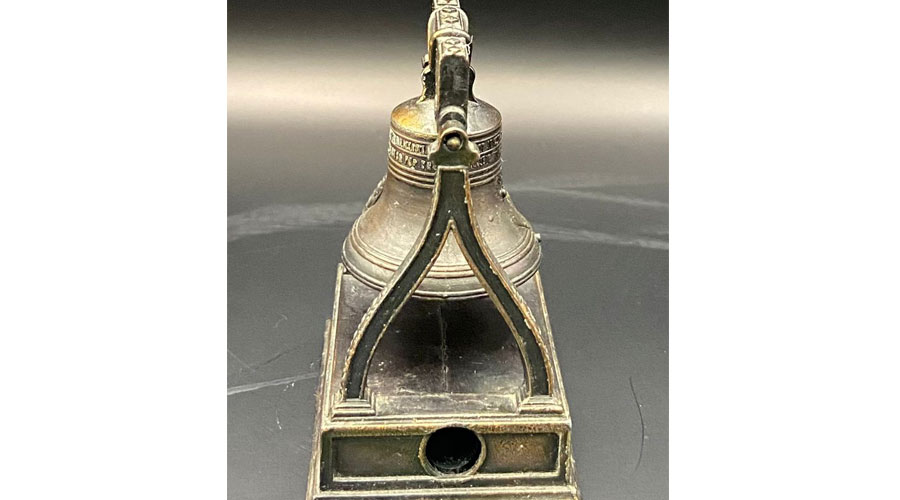 Vintage Miniature Bell Die Cast Pencil Sharpener Playme #968 Spain