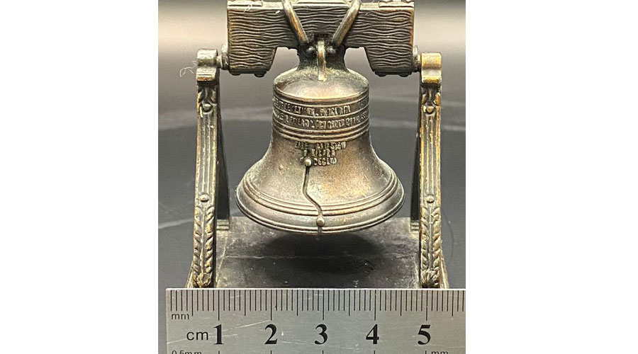 Vintage Miniature Bell Die Cast Pencil Sharpener Playme #968 Spain