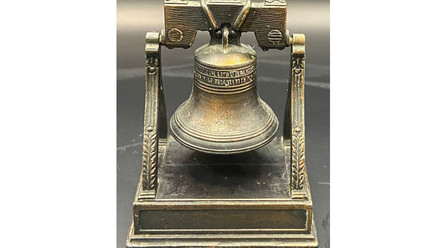 Vintage Miniature Bell Die Cast Pencil Sharpener Playme #968 Spain