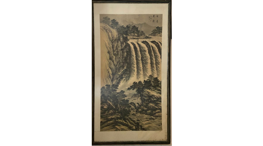 Waterfall Water Colour Art
