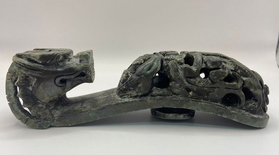 Chinese Dragon With Deer Scepter