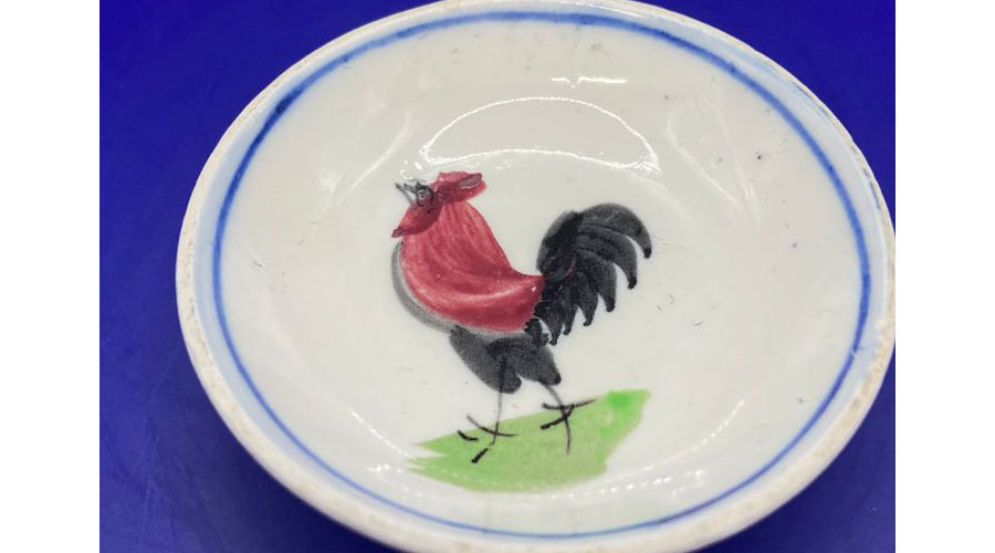 Chinese Rooster Sauce Bowl