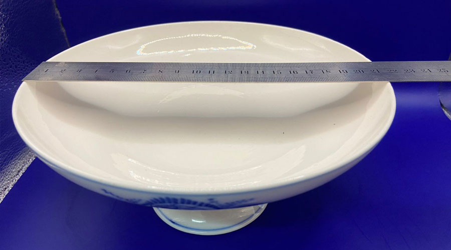 Hand Painted Ceramic Cake Plate