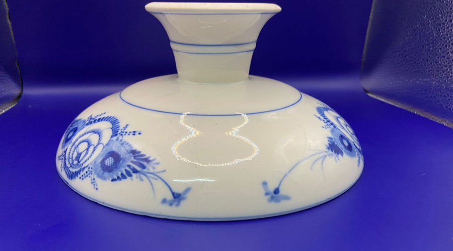 Hand Painted Ceramic Cake Plate