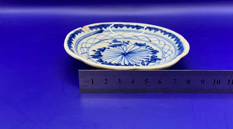 Antique European Unusual Cake Plate