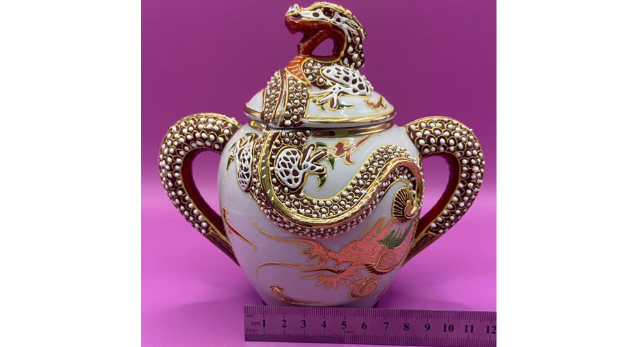 Dragonware China Vintage Tea Set