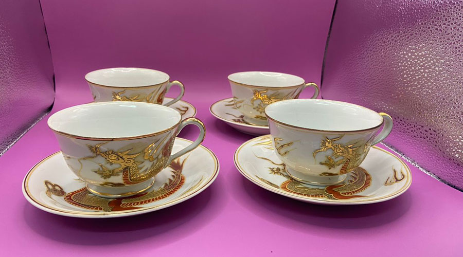 Vintage Japan Dragonware China Tea Set